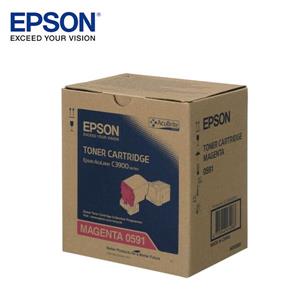 EPSON S050591 紅色原廠碳粉